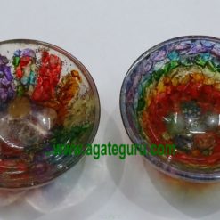 Chakra Orgone Bowls Size 3 inch : Wholesaler Manufacturer