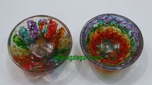 Chakra Orgone Bowls Size 3 inch : Wholesaler Manufacturer