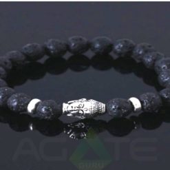 Lava Stone beads with Buddha Beads Bracelet : Wholesaler Manufacturer