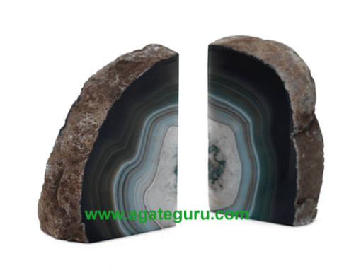 Agate Bookends