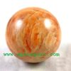 Peach Orange Red Rainbow Moonstone Crystal Stone Sphere Ball