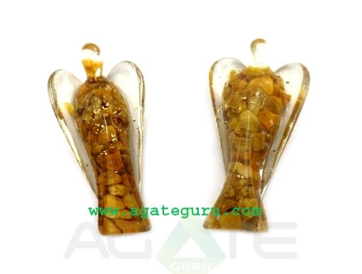 Yellow Aventurine 3inch Angels : Orgone Angels : Healing Orgone Crystals