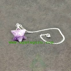 Amethyst Merkaba Dowsing Pendulum : Merkaba Star Wholesaler