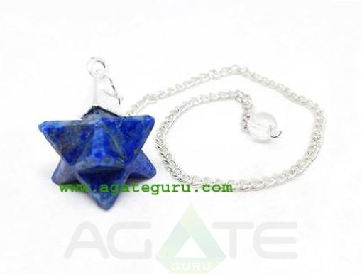 Lapis Lazuli Merkaba Dowsing Pendulum : Merkaba Star Wholesaler