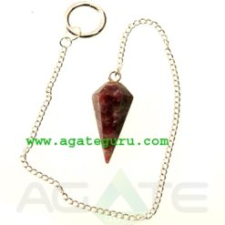 Lepidolite Crystal Pendulum Dowser