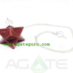 Red Jasper Merkaba Dowsing Pendulum : Merkaba Star Wholesaler