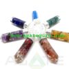 7 Chakra Orgone Pyramid Energy Generator with Crystal Pyramid : Crystal Grid Sets