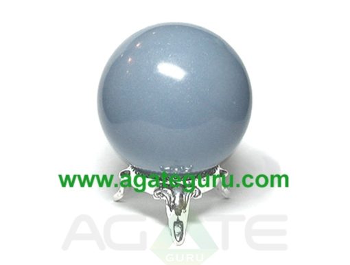 Angelite Balls : Healing Gemstone Spheres Gemstone Balls Wholesaler Manufacturer