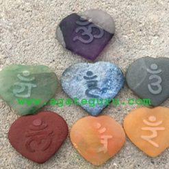 EMBOSSED CHAKRA SANSKRIT SYMBOL SET