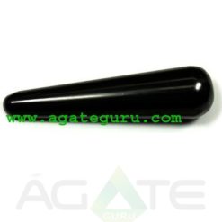 Black Agate Smooth Massage Wands : Smooth massage wands : Plain Massagers