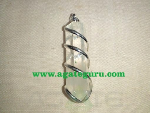 Crystal Quartz Wire Wrapped Stone Pendants