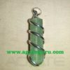 Green Aventurine Wire Wrapped Stone Pendants