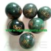Green Aventurine Engrave USAI Reiki Balls : Reiki Sets | Online Supplier Reiki Set | Reiki Stones