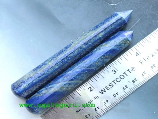 Lapis Lazule 16 facet massage wands : Wholesale Gemstone Healing Massage Wands