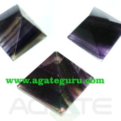 Multi Fluorite Pyramids from Spheres : Wholesale Pyramids Khambhat Supplier