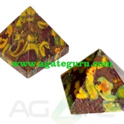 Ocean Jasper Pyramid Manufacturer : Wholesale Gemstone buy