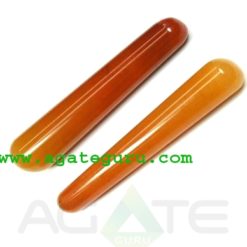 Orange Aventurine : Latest New Age Collection : Smooth massage wands