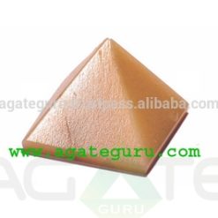 Orange Moonstone Pyramid : Wholesale Pyramids Khambhat Supplier