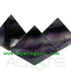 Purple flourite pyramids : Wholesale Pyramids Khambhat Supplier