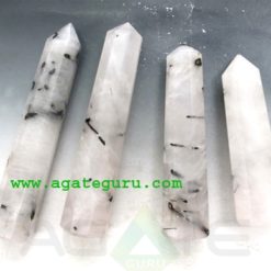 Rainbow Moonstone massage wands : Wholesale Gemstone Healing Massage Wands