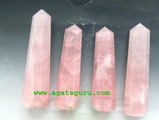 Rose Quartz massage wands : Wholesale Gemstone Healing Massage Wands