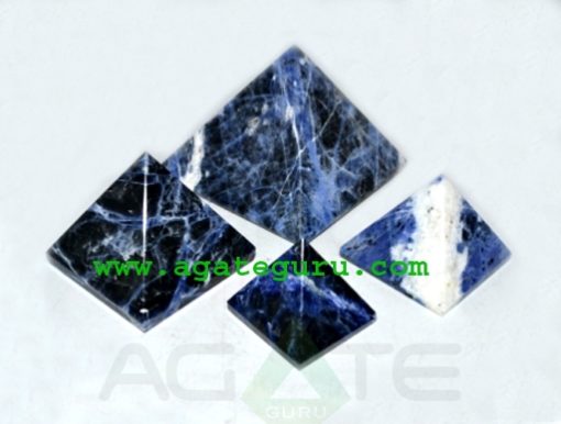 Sodalite Pyramids : Wholesale Pyramids Khambhat Supplier