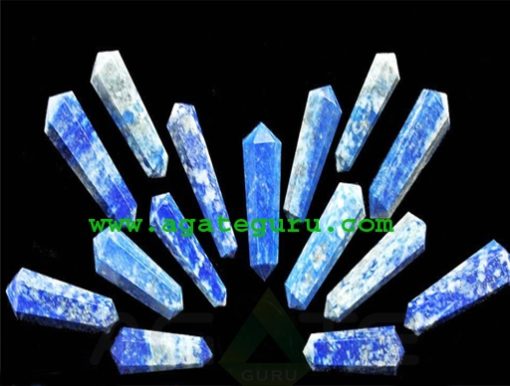 Lapis Lazuli 12 Cut Double Terminated Massage Wands : india massage wand wholesaler