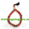 Red Carnelian With Buddha Braclet