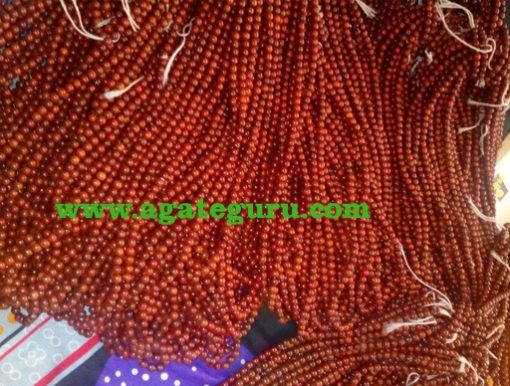 Red Sandal Wood Beads