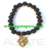 Lava Beads With Om Bracelet : Healing Stone Bracelets
