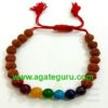 Fency 7 Chakra With Rudraksh Beads Bracelet