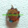 7 chakra Flower of Life Stone Pendant