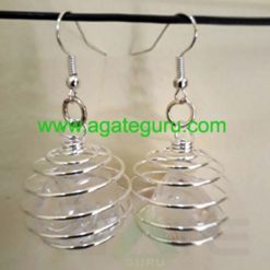 CageTumble Stones Earring Crystal Gemstone Earring