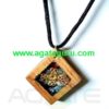 High Quality Healing Orgone Wooden Necklace Pendent