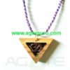 Orgone Handmade Orgone Necklace Flower of Life in Beautiful Space Design with High Vibrational Crystals in