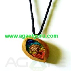 wooen Eye Life of Flower Orgone Pendent