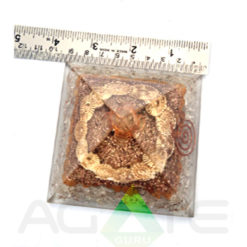 Crystal Quartz Golden Healing Ring Pendulum