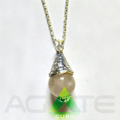 Light Rose Quartz Necklace