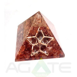 Red Aventure Orgone Pyramid Star spiritual Reiki Pyramid