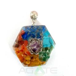Chakra Fency Orgone Healing Octagone Pendent