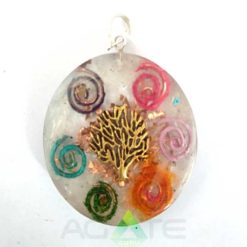 Orgone Pendant orgonite Chakra Healing Necklace