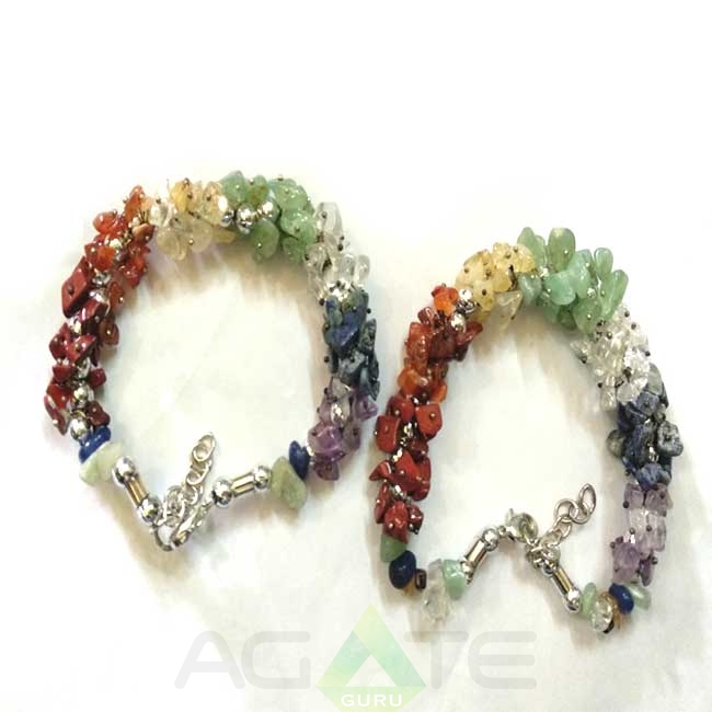 Chakra Chips Bracelet Gemstone Bracelet