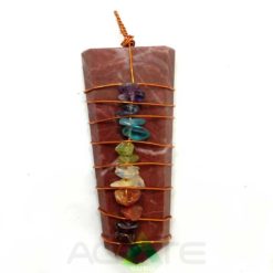 Red Jesper Copper Flat Pendants Crystal Healing Jewelry Wholesale