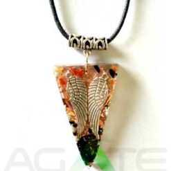 Orgone Crystal Healing Pendent With Cord Necklace