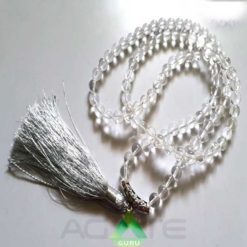 Crystal Quartz jaap Mala 108 Beads