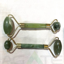Green Jade Gemstone Face Healing Massage Roller Wand
