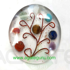 Chakra Orgonite Copper wire Flower Heart Pendent Chakra Orgonite Copper wire Flower Heart Pendent