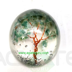 Grren Jade Tree Of Life Orgone Pendent Grren Jade Tree Of Life Orgone Pendent