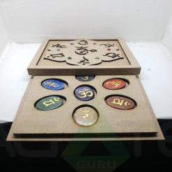 Chakra Healing Set Reiki wooden Box
