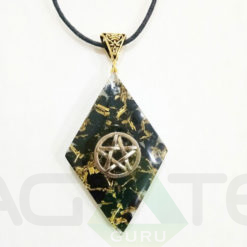 Black Tourmuline Orgone Fenct Pendent